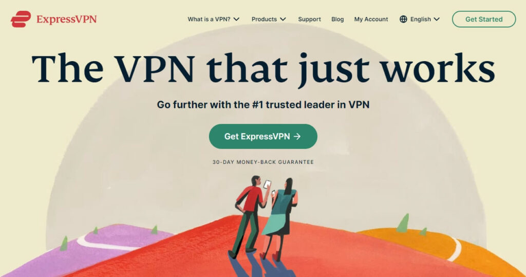 Express VPN 首页