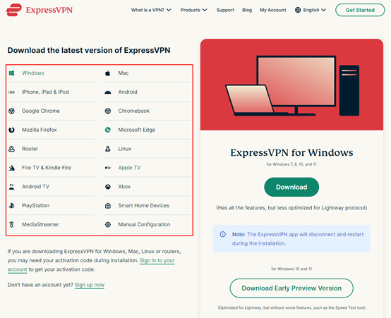 ExpressVPN 安装
