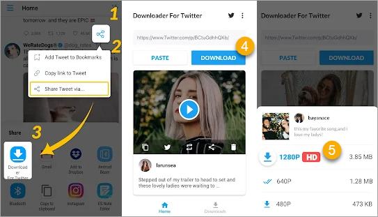 Twitter 视频下载 App